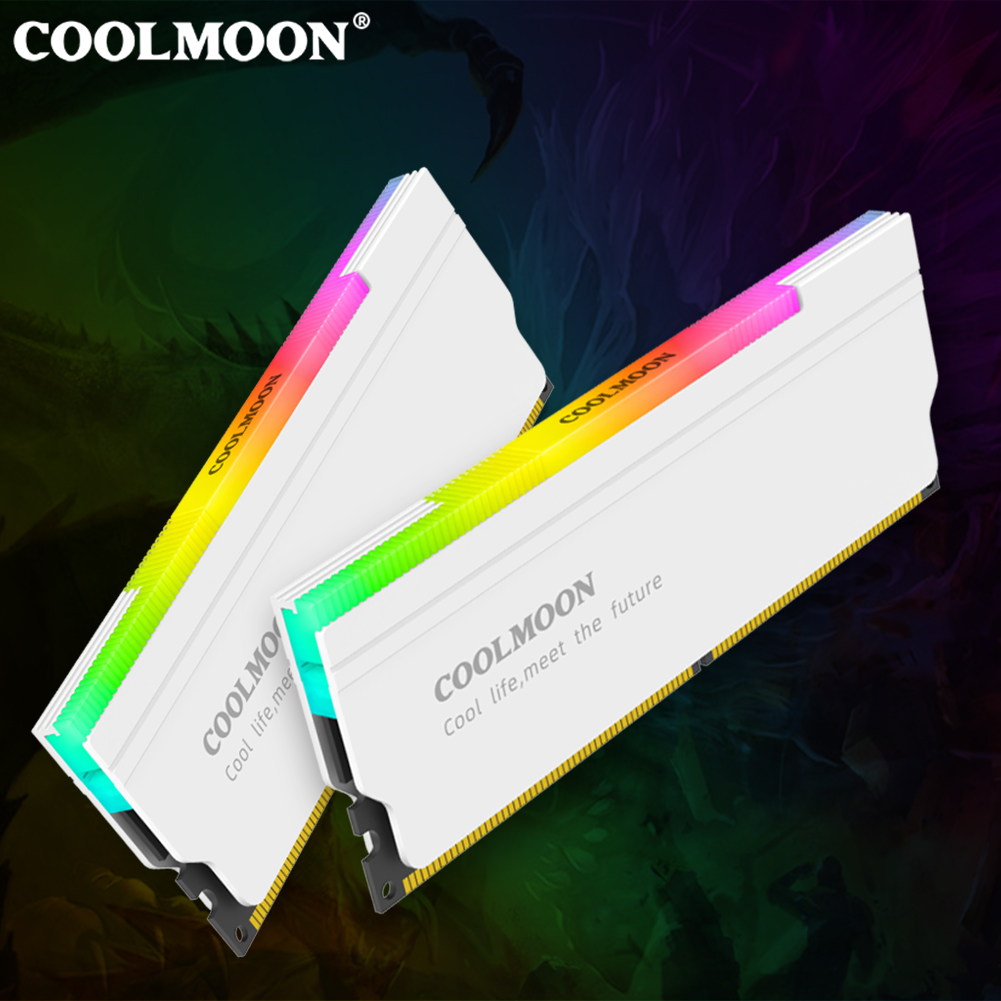 COOLMOON 5V-3PIN ARGB RAM Heat - đánh giá và giá Ddr5 Memory