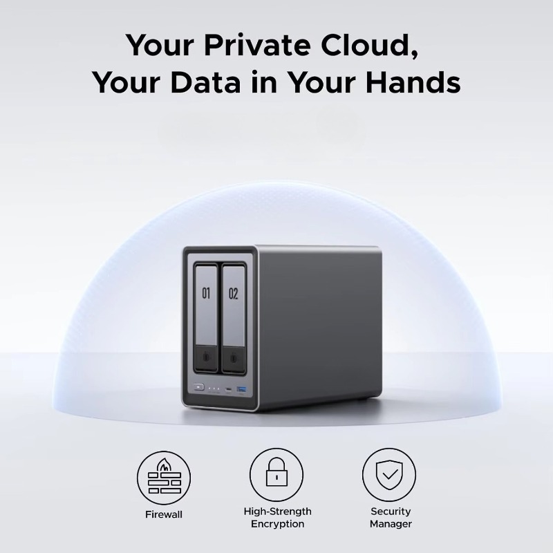 DXP2800 2 Bay Desktop NAS N100 - đánh giá và giá Ddr5 8Gb
